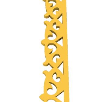 Наличник резной №12 (Ширина 90, толщина 20)