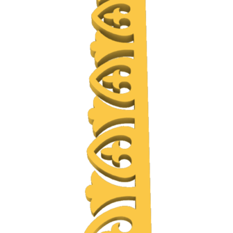 Наличник резной №3 (Ширина 140, Толщина 20)